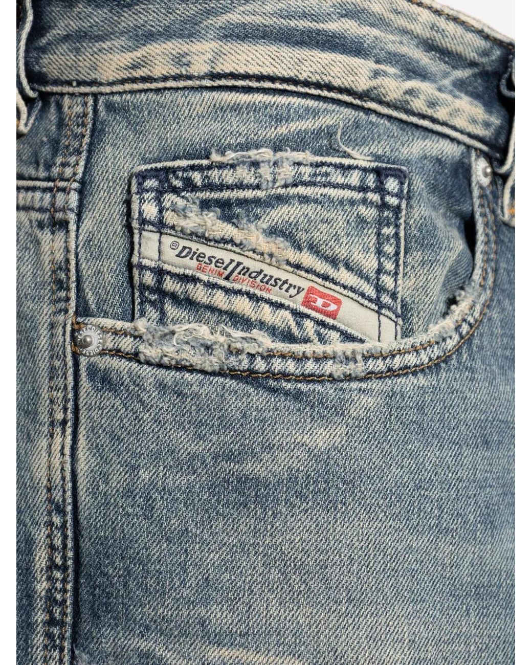 DIESEL Blue '2024 D-Macs' Jeans for men