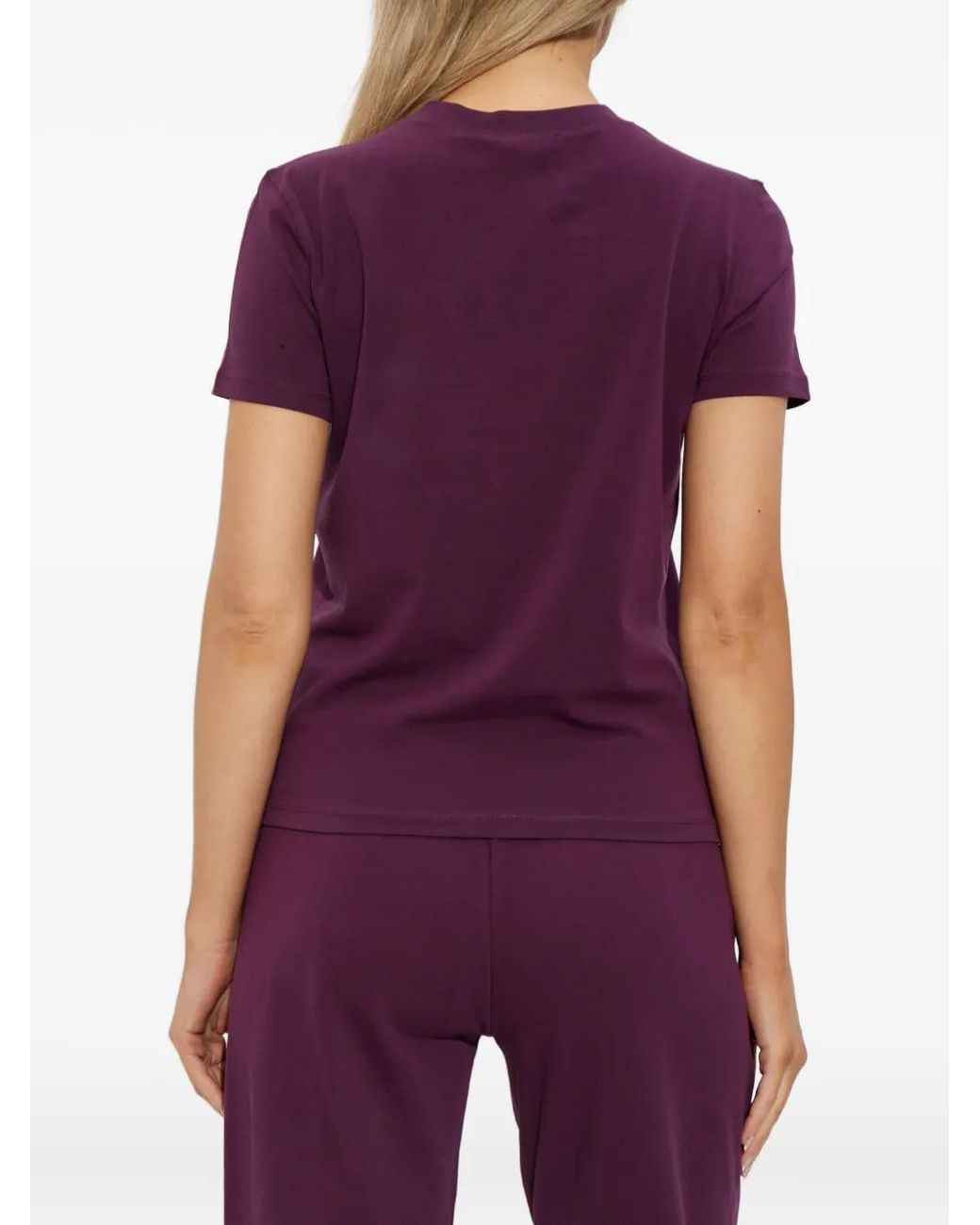 Versace Jeans Couture Purple T-Shirts