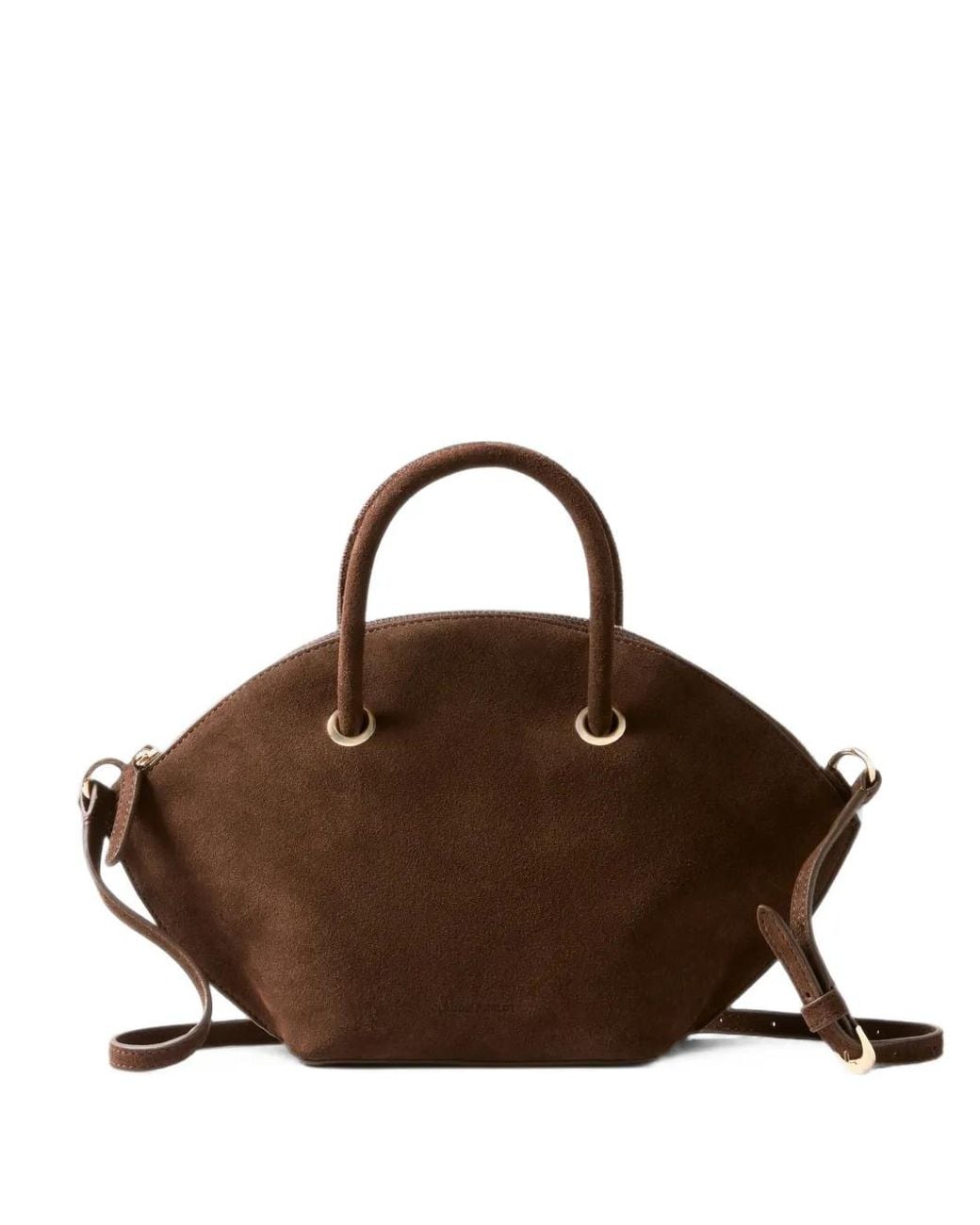 Claudie Pierlot Brown Grelot Suede Leather Bag