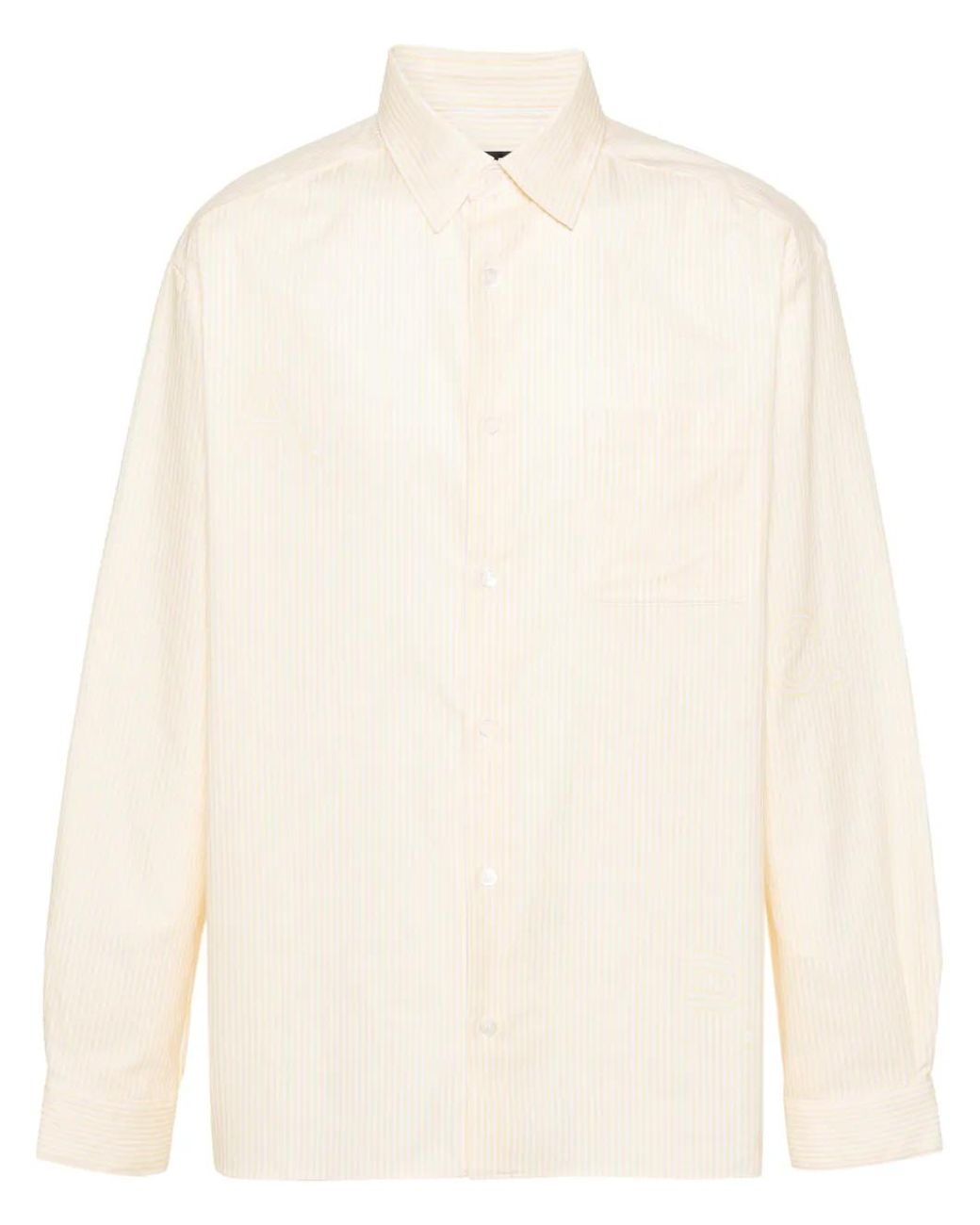 A.P.C. Natural Malo Striped Shirt for men