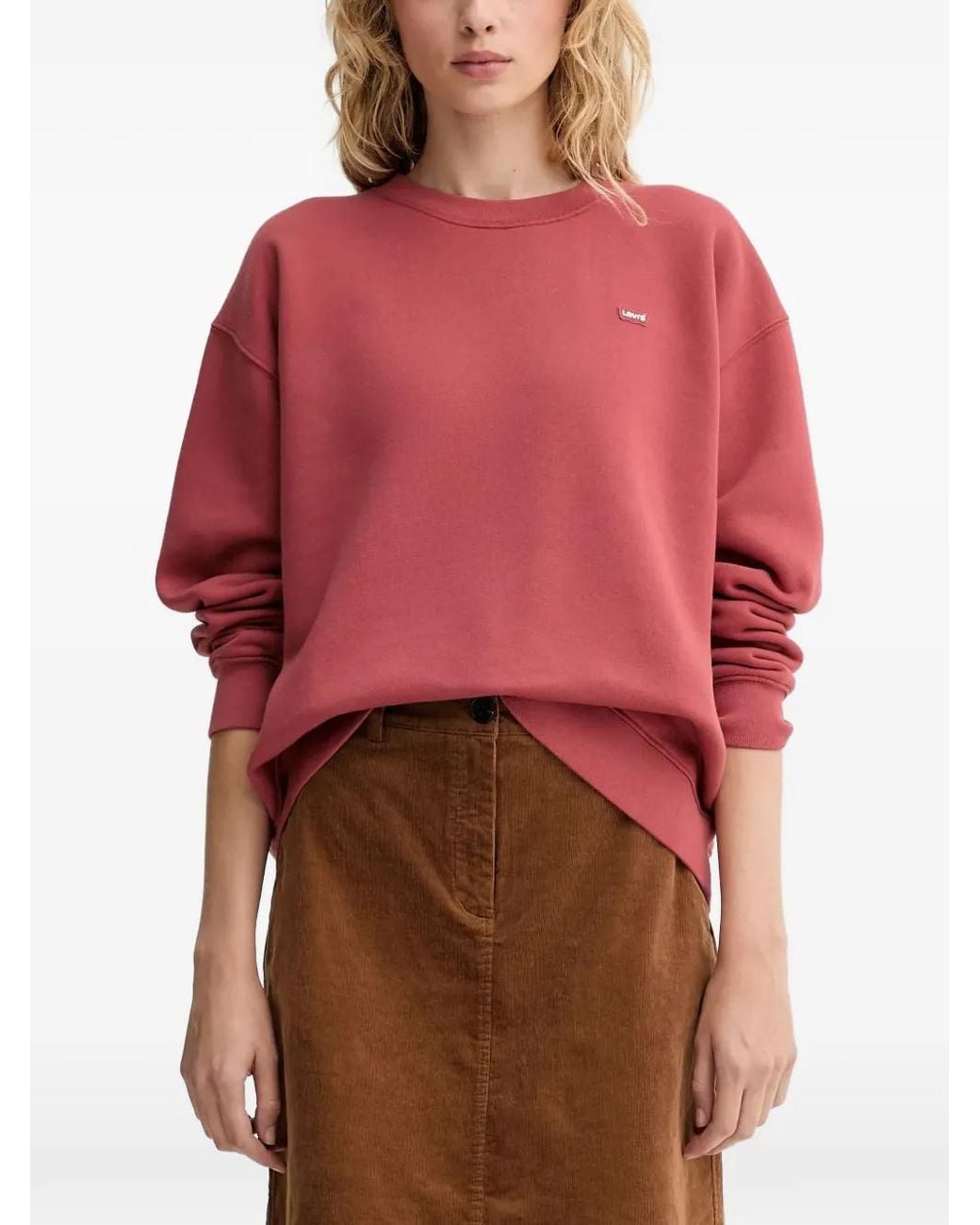 Pull À Patch Logo Levi's en coloris Red