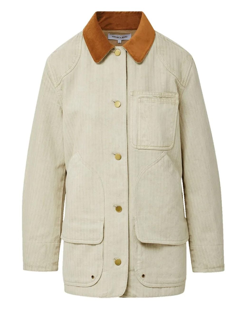 Chaqueta Con Cremallera Veronica Beard de color White