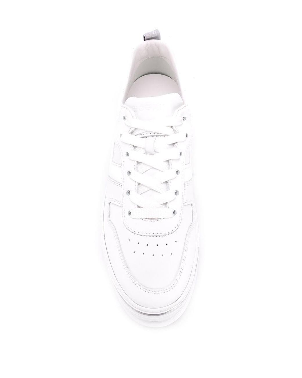 スニーカー Hogan 'H670' White Leather Sneakers Hogan H670 Sneakers - - Leather - White | ModeSens