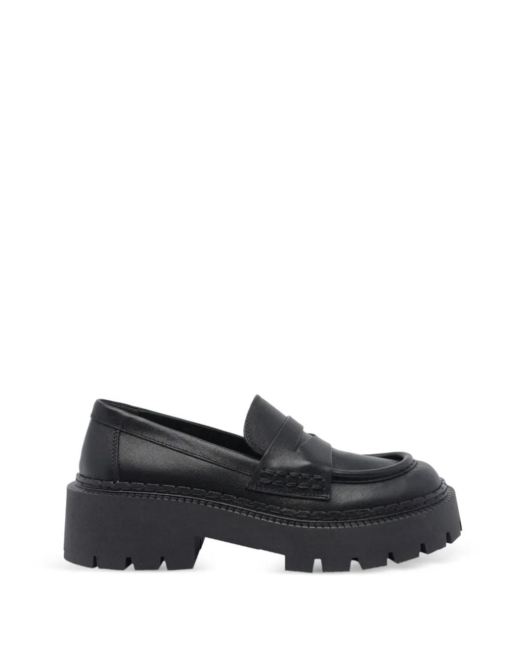 Vic Matié Black Platform Loafers