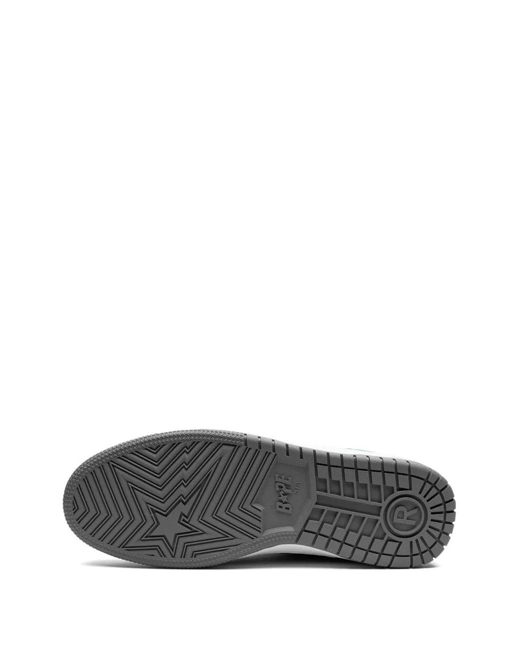 A Bathing Ape Gray Sk8 Sta #2 M1 Sneakers