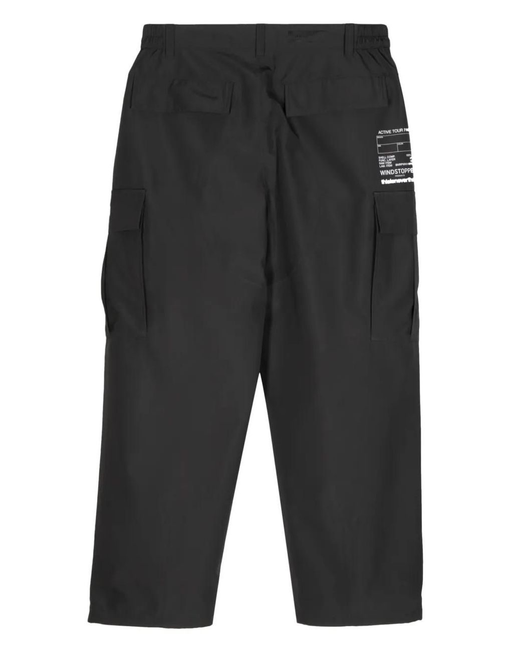 Thisisneverthat Gray Graphic-Print Cargo Pants for men
