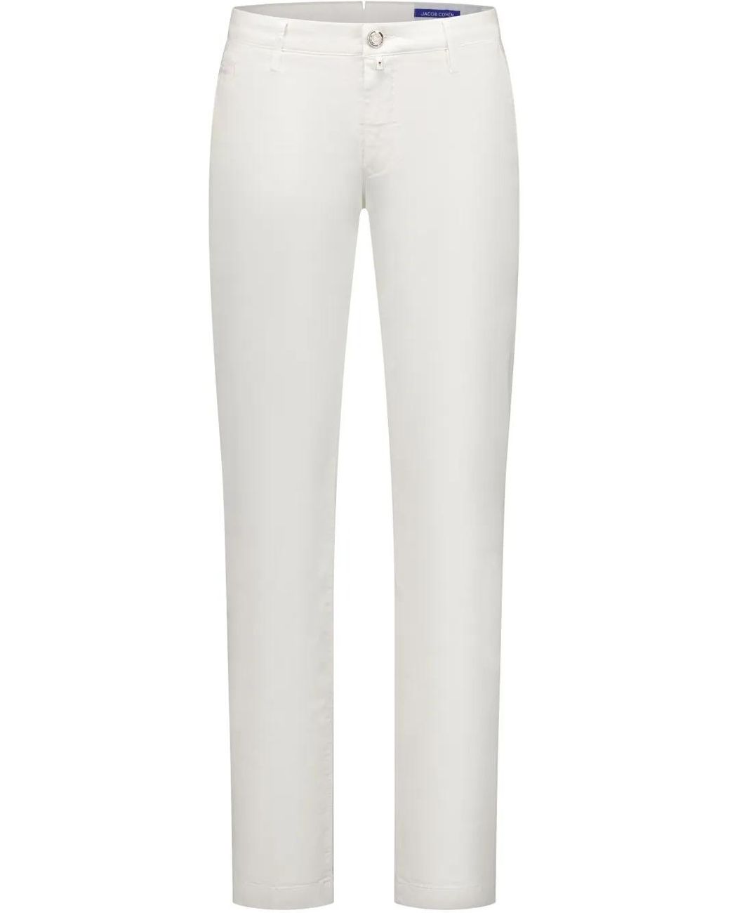 Jacob Cohen White Bobby Trousers for men