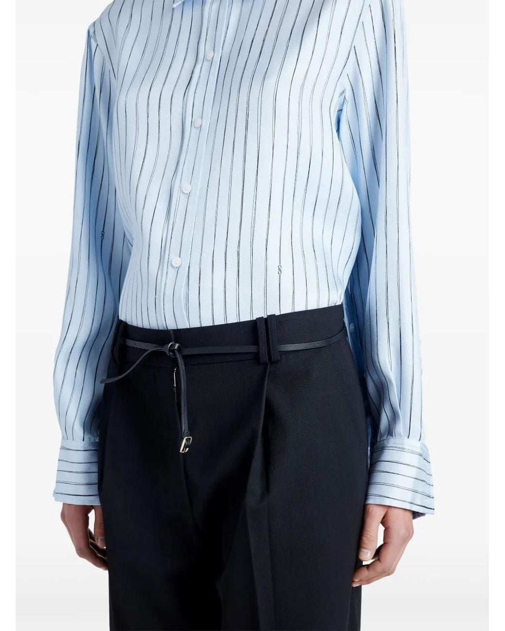 Proenza Schouler Blue Madison Shirt