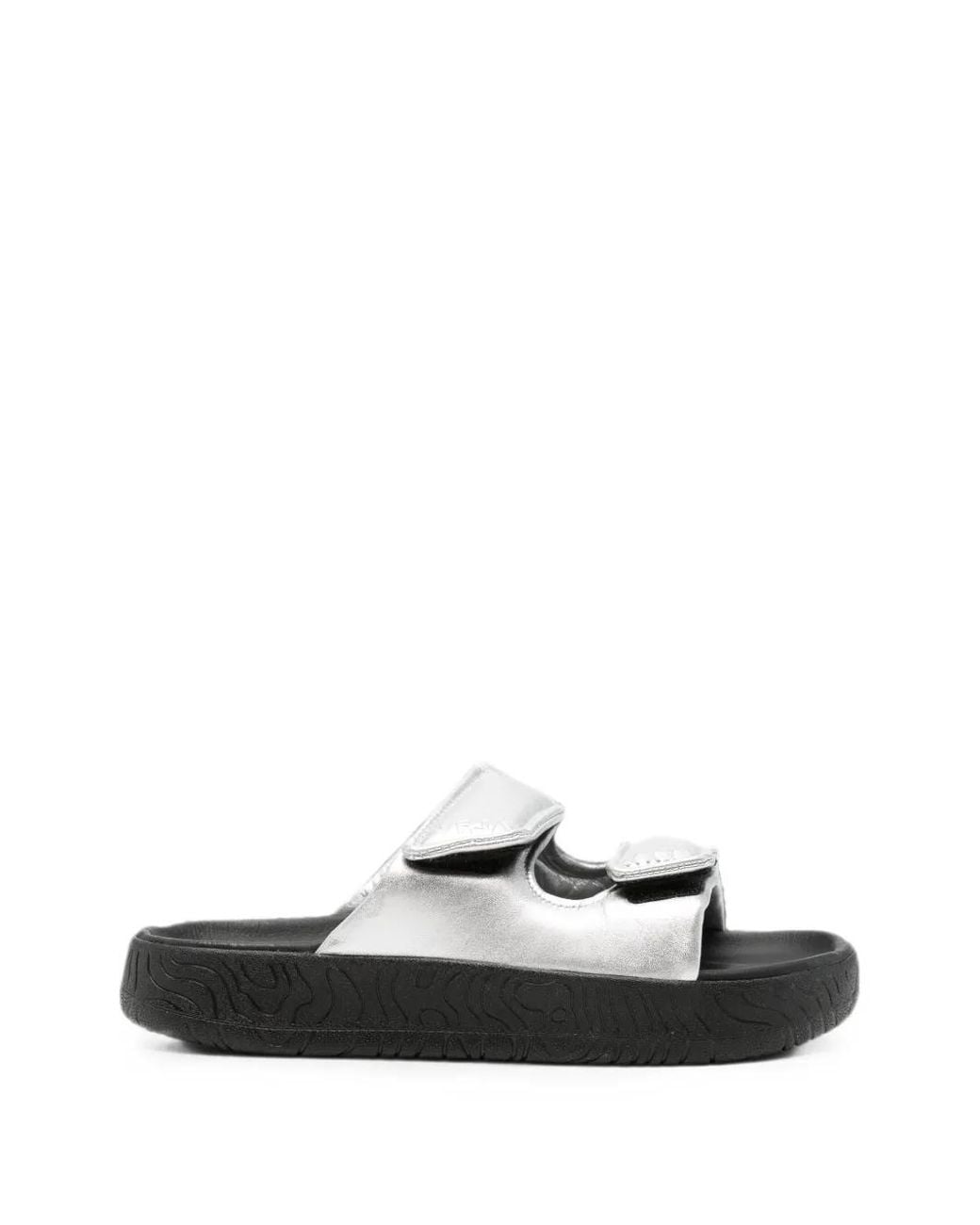 Veja White Etna Touch-Strap Flat Sandals