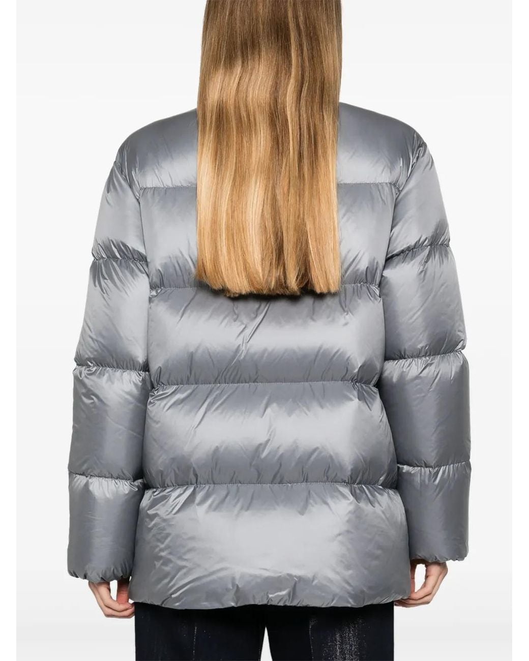 Peserico Gray Down Jacket