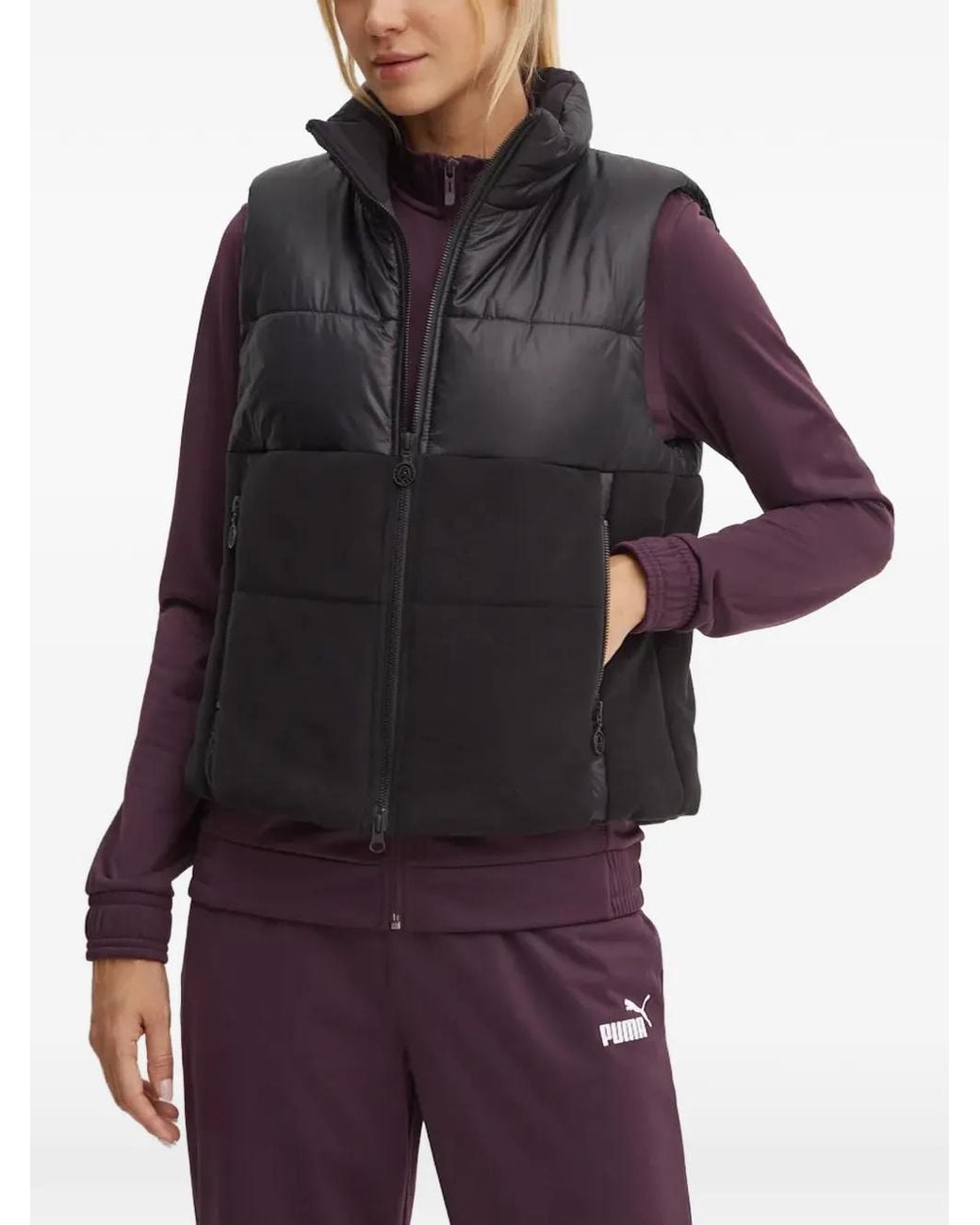 Sportalm Black Quilted Panelled Jacket