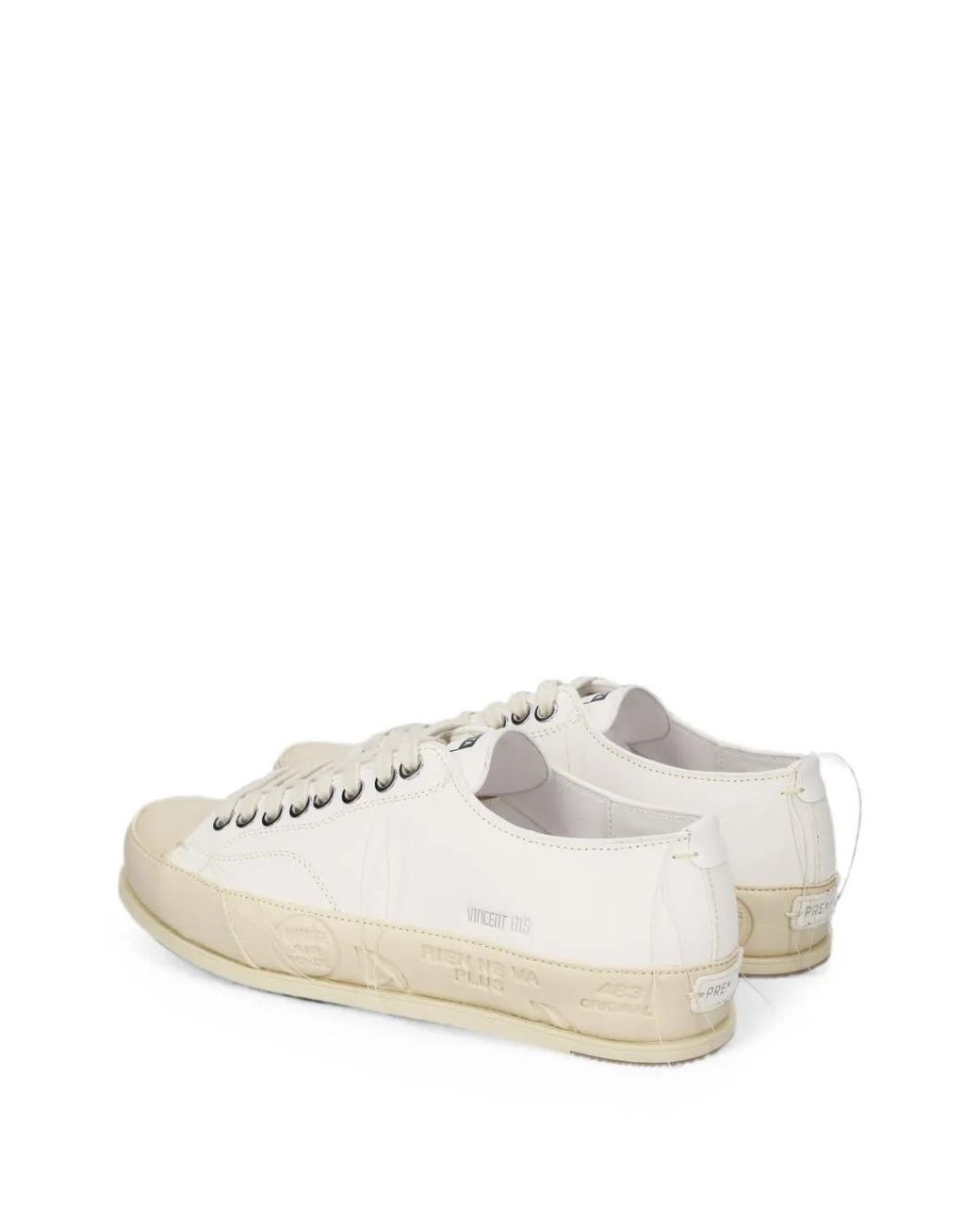 Premiata White Vincent 015 Sneakers for men