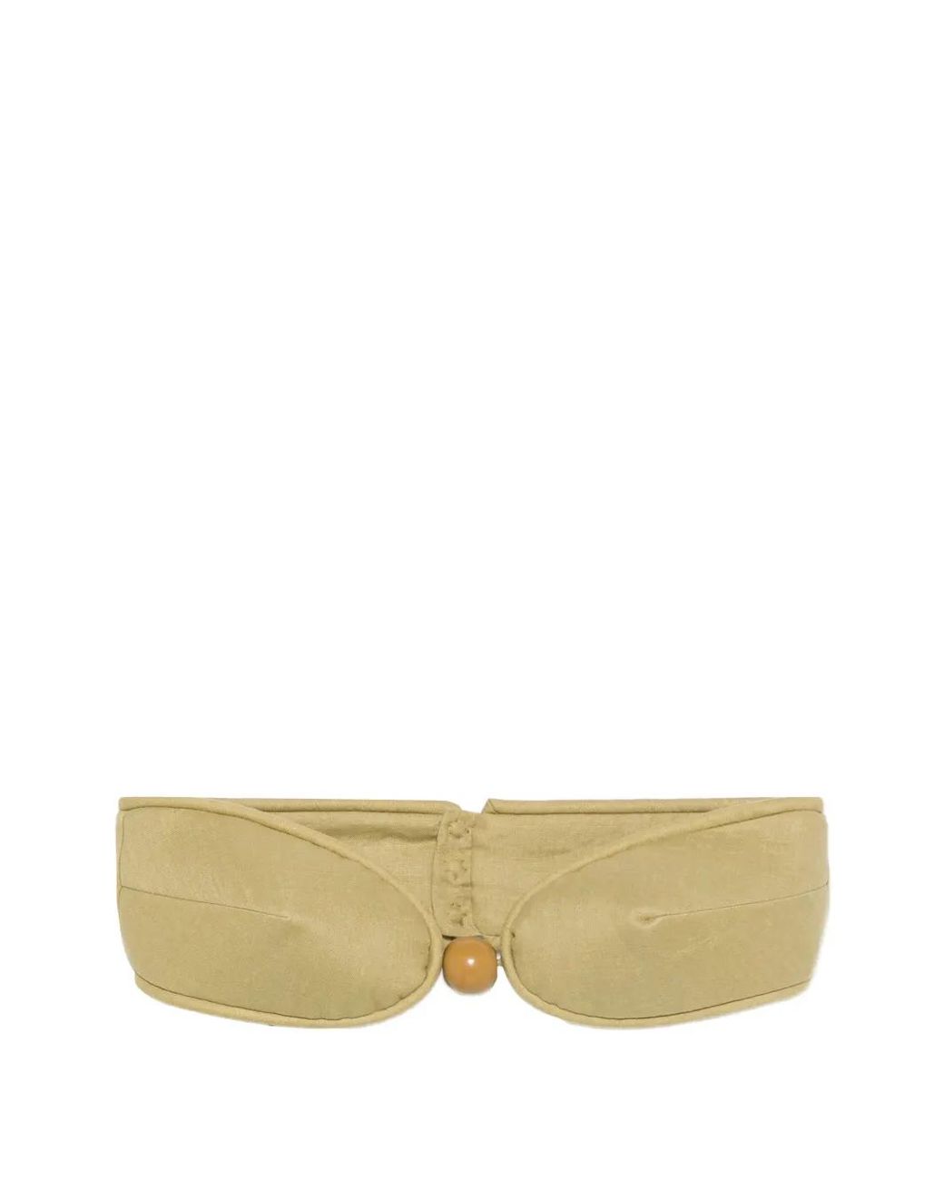 Adriana Degreas White Bead-Embellished Bandeau Top