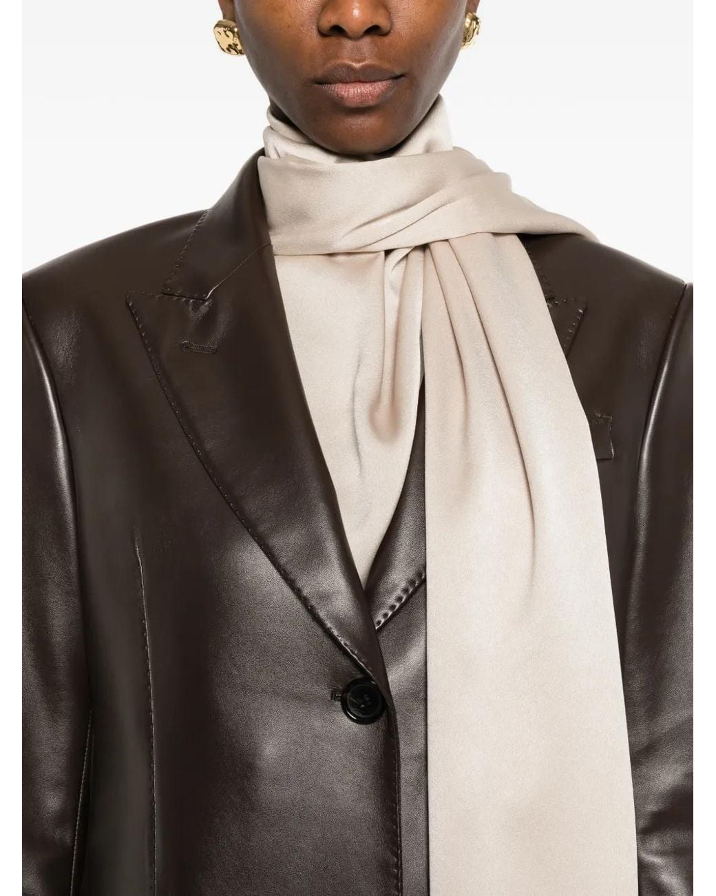 Eraldo Brown Buttoned Coat