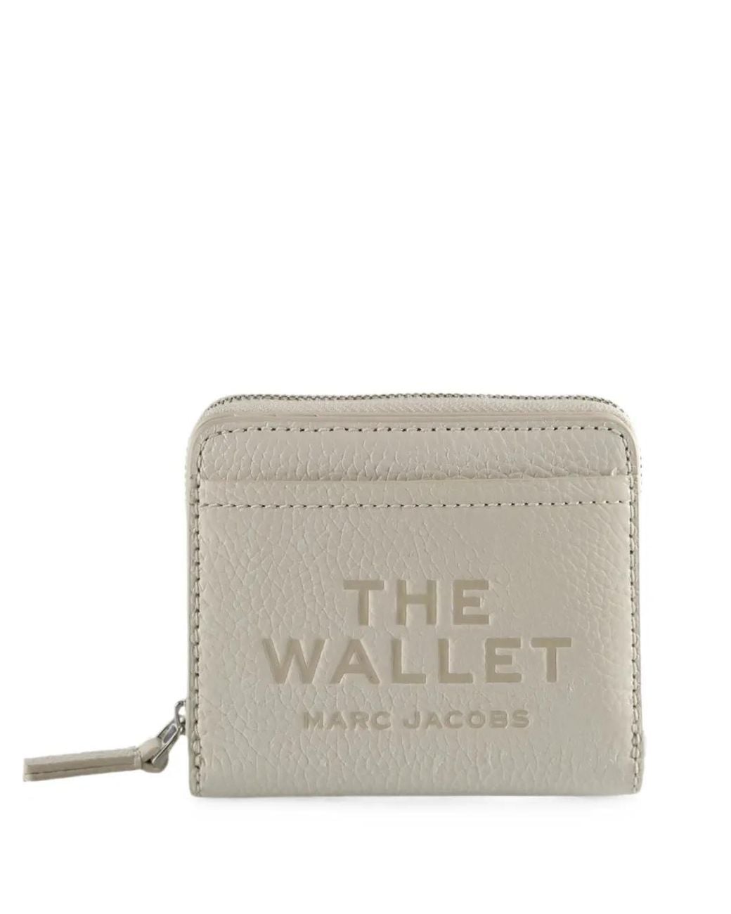 Marc Jacobs Gray Leather Mini Compact Wallet