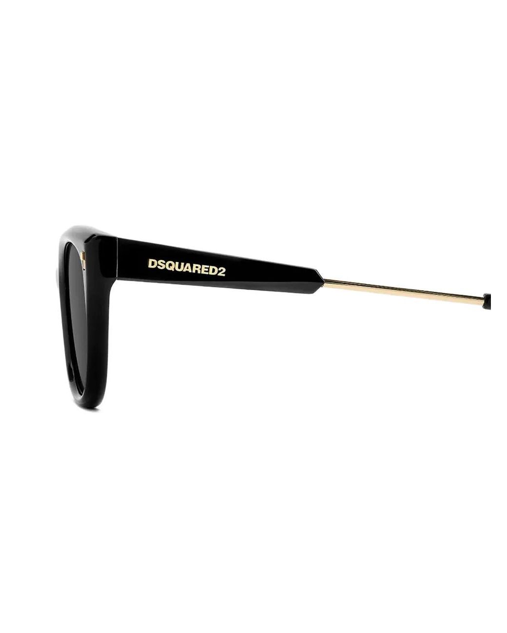 DSquared² Black Cat-Eye-Sonnenbrille