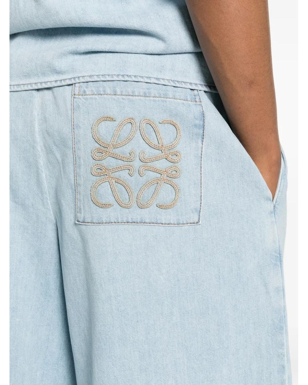 Loewe Blue X Paula's Ibiza Jean À Logo Brodé for men