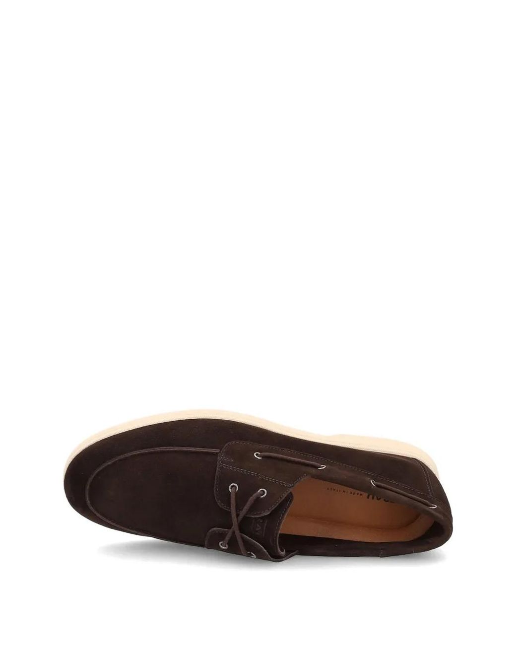 Frau White Lace-Up Boat Shoes for men