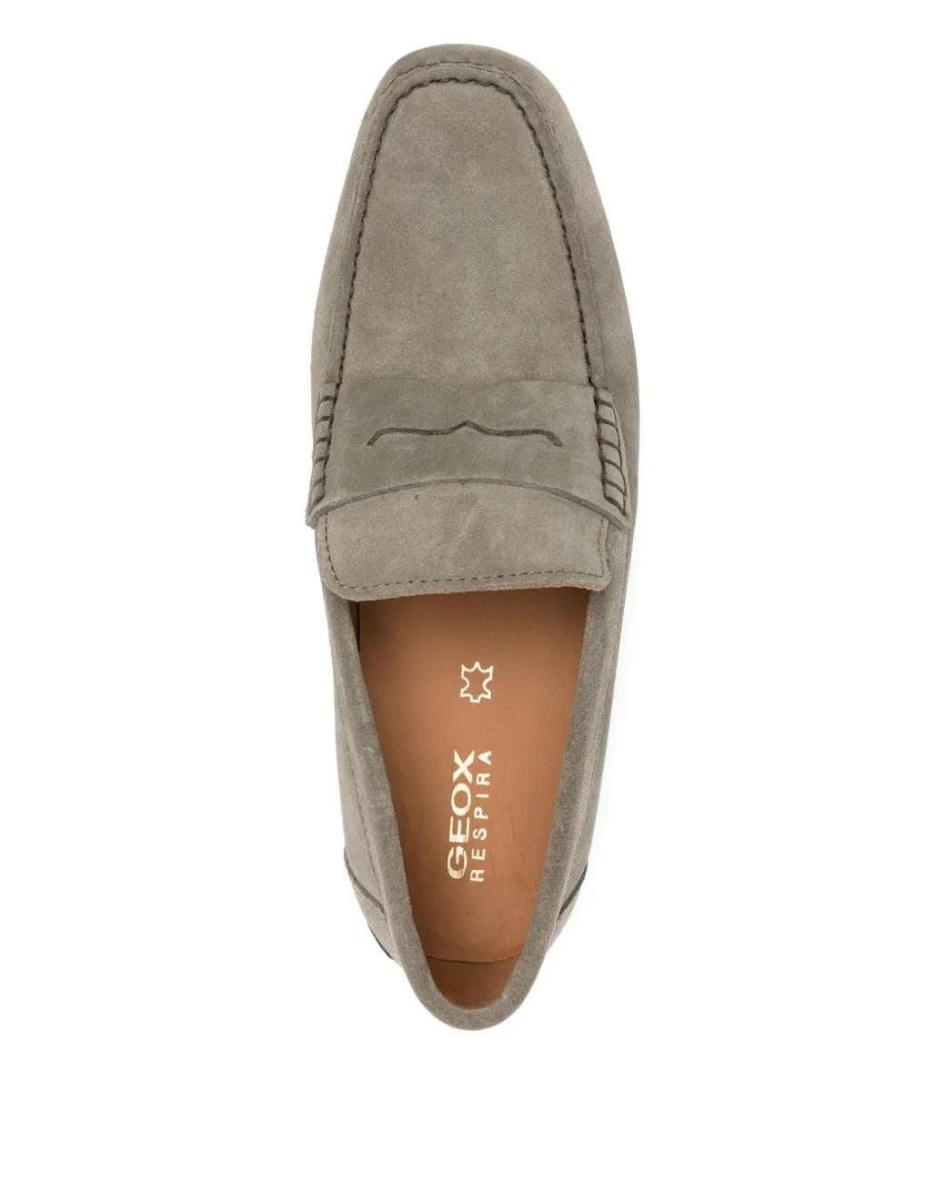 Geox Gray Kosmopolis Suede Loafers for men