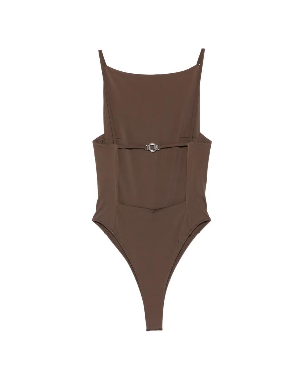 Jacquemus Brown "Le Maillot Sole" One Piece