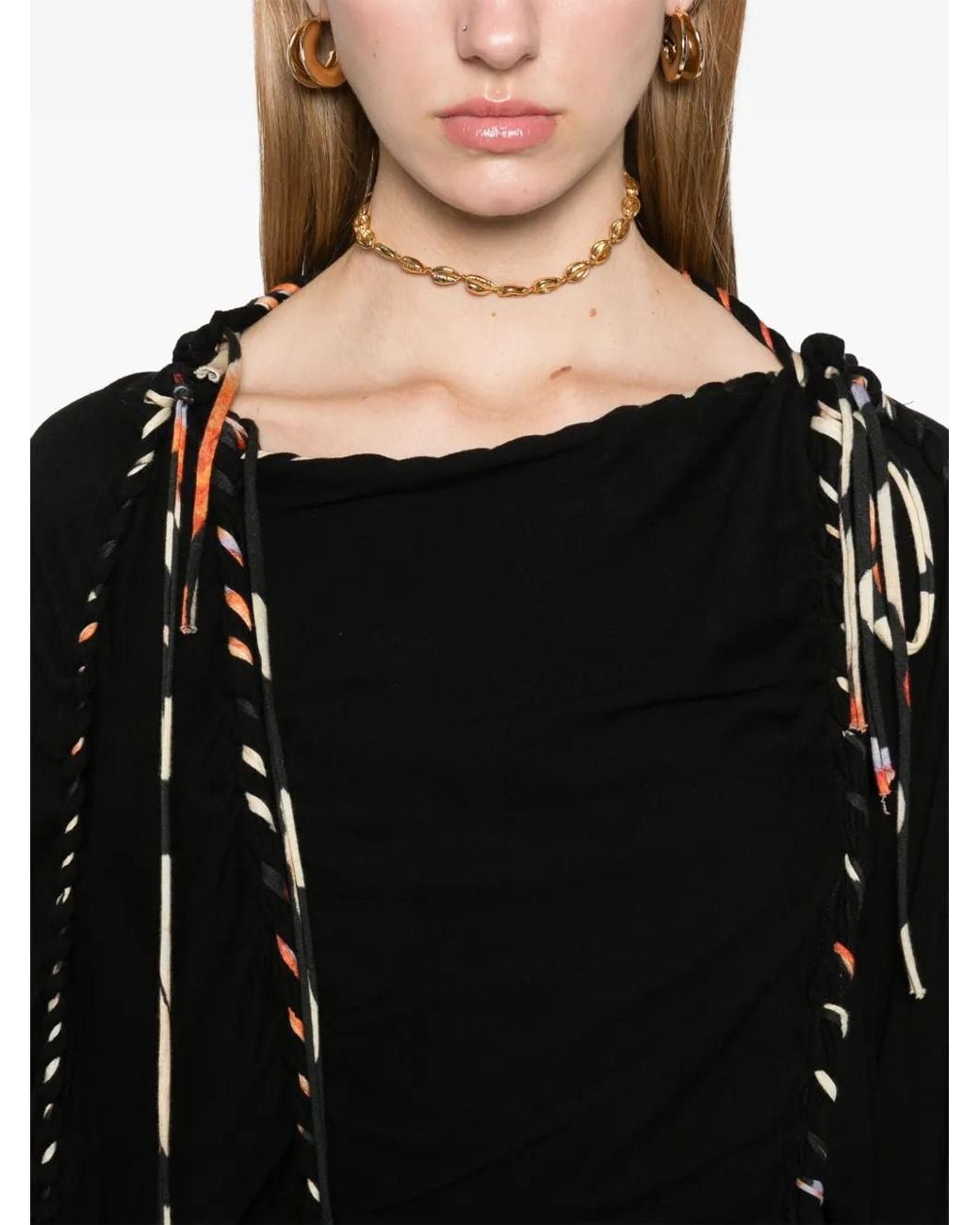 Isabel Marant Black Zina Mini Dress