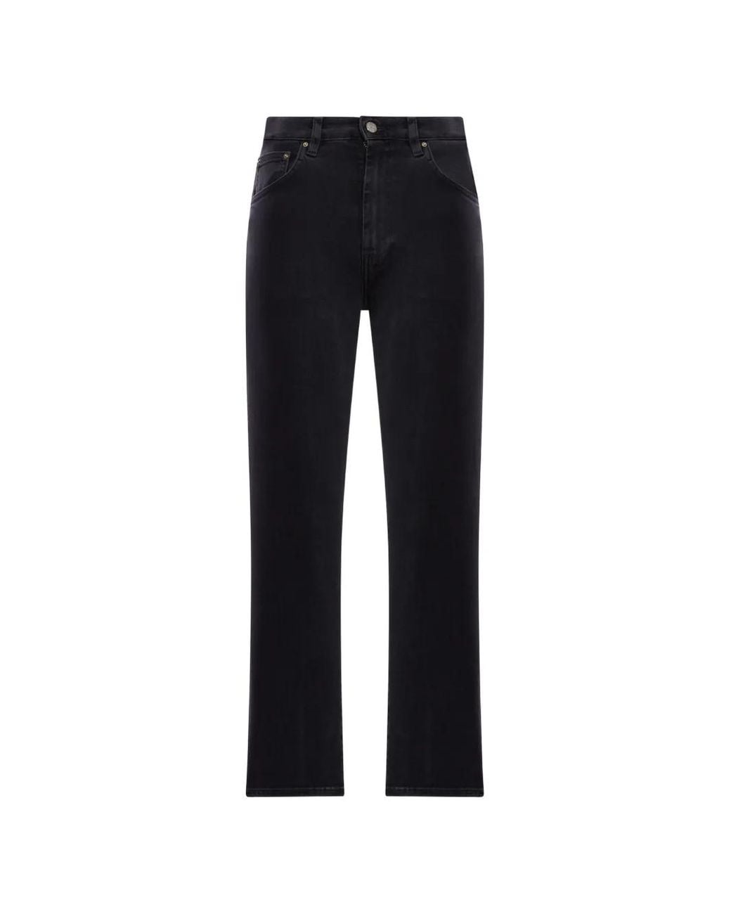 Totême Black Twisted-Seam Denim Jeans