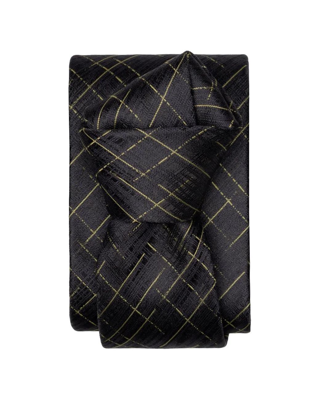 Elizabetta Black Morandi Patterned-Jacquard Silk Tie for men