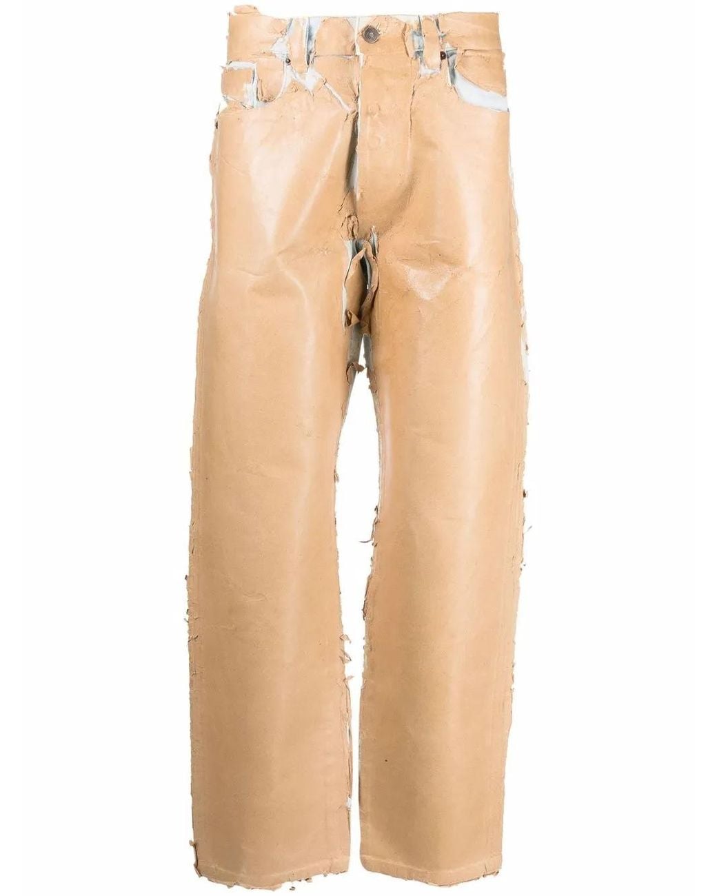 DIESEL Natural 2010-Fs1 Distressed Jeans for men