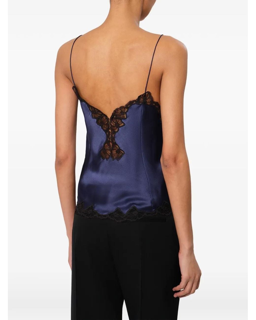 Isabel Marant Blue Amael Silk Top