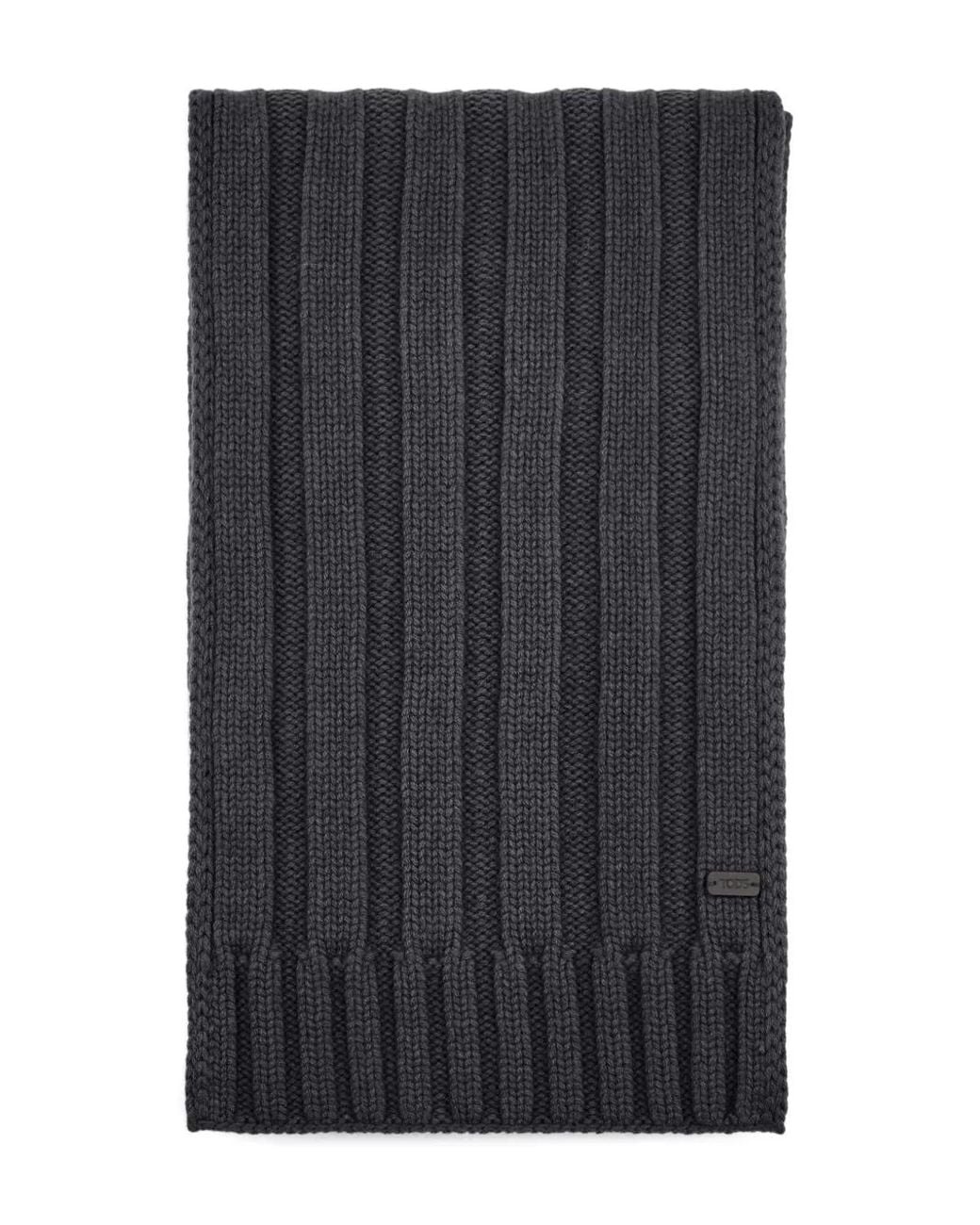 Sciarpa A Coste di Tod's in Black da Uomo