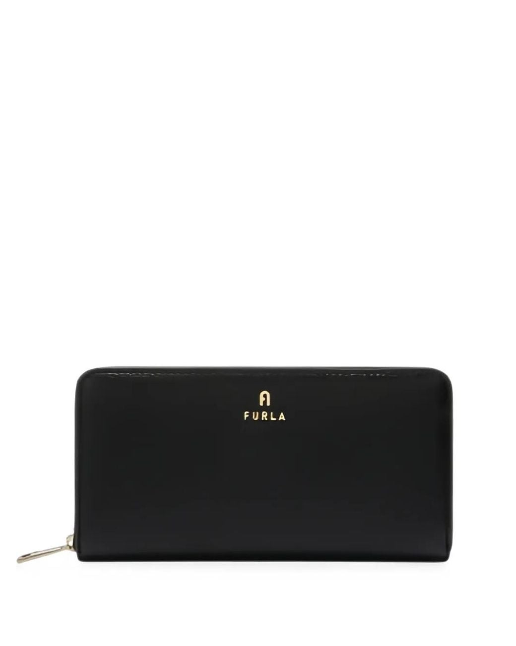 Furla Black Camelia Zip Around Xl