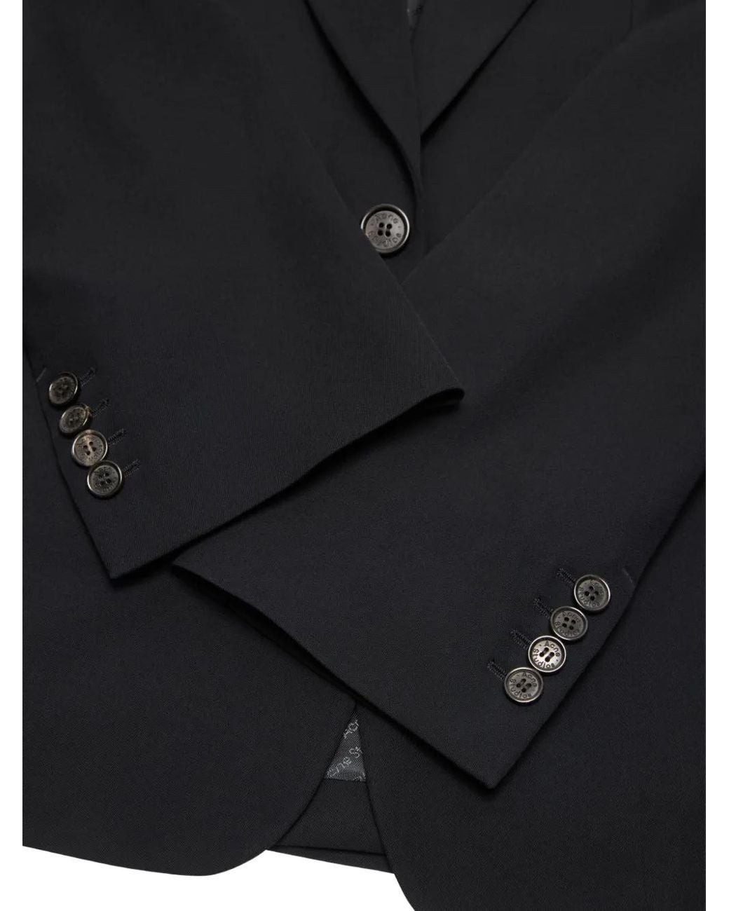 Blazer Con Botones Acne de hombre de color Black