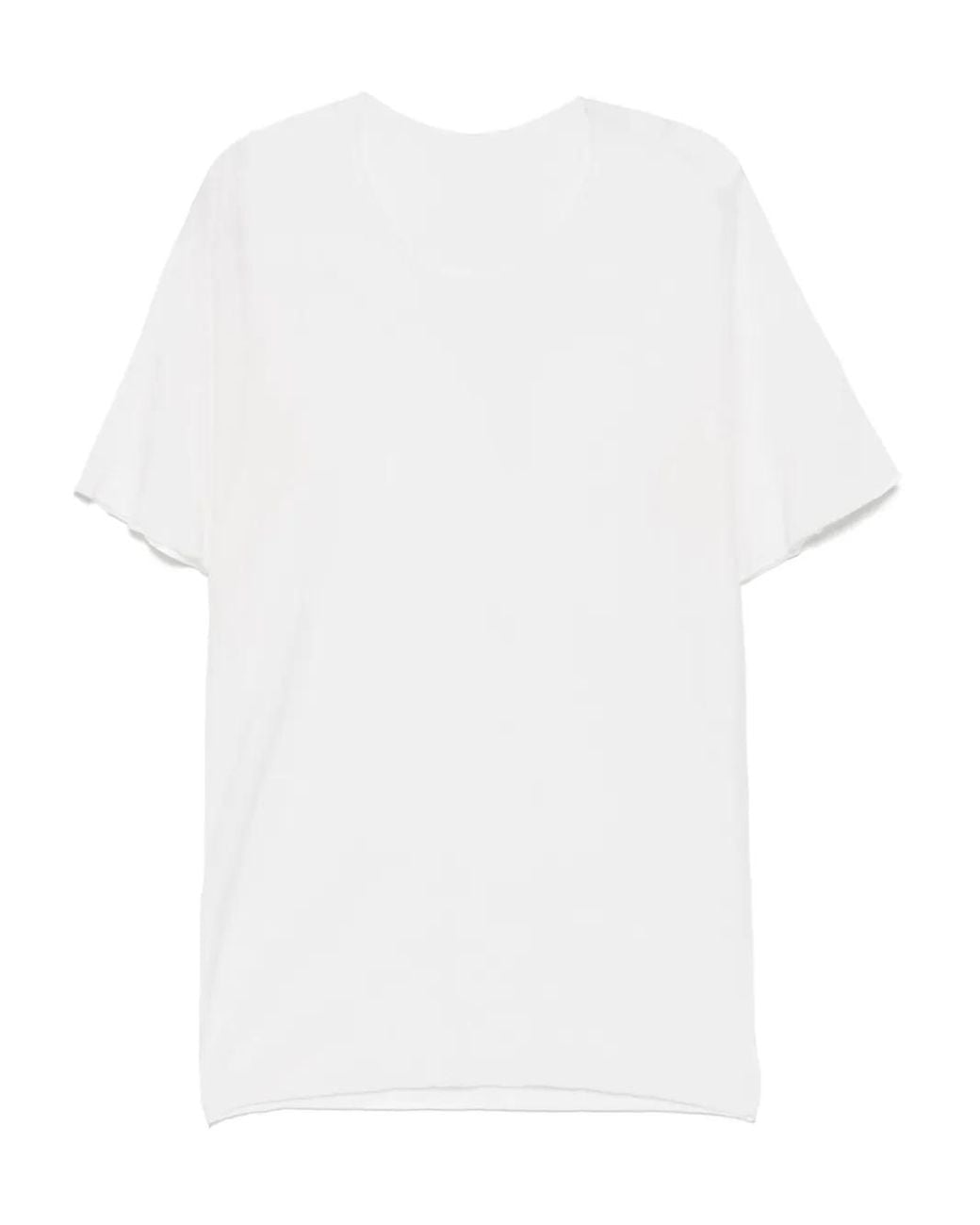 Camiseta De Algodón Label Under Construction de hombre de color White