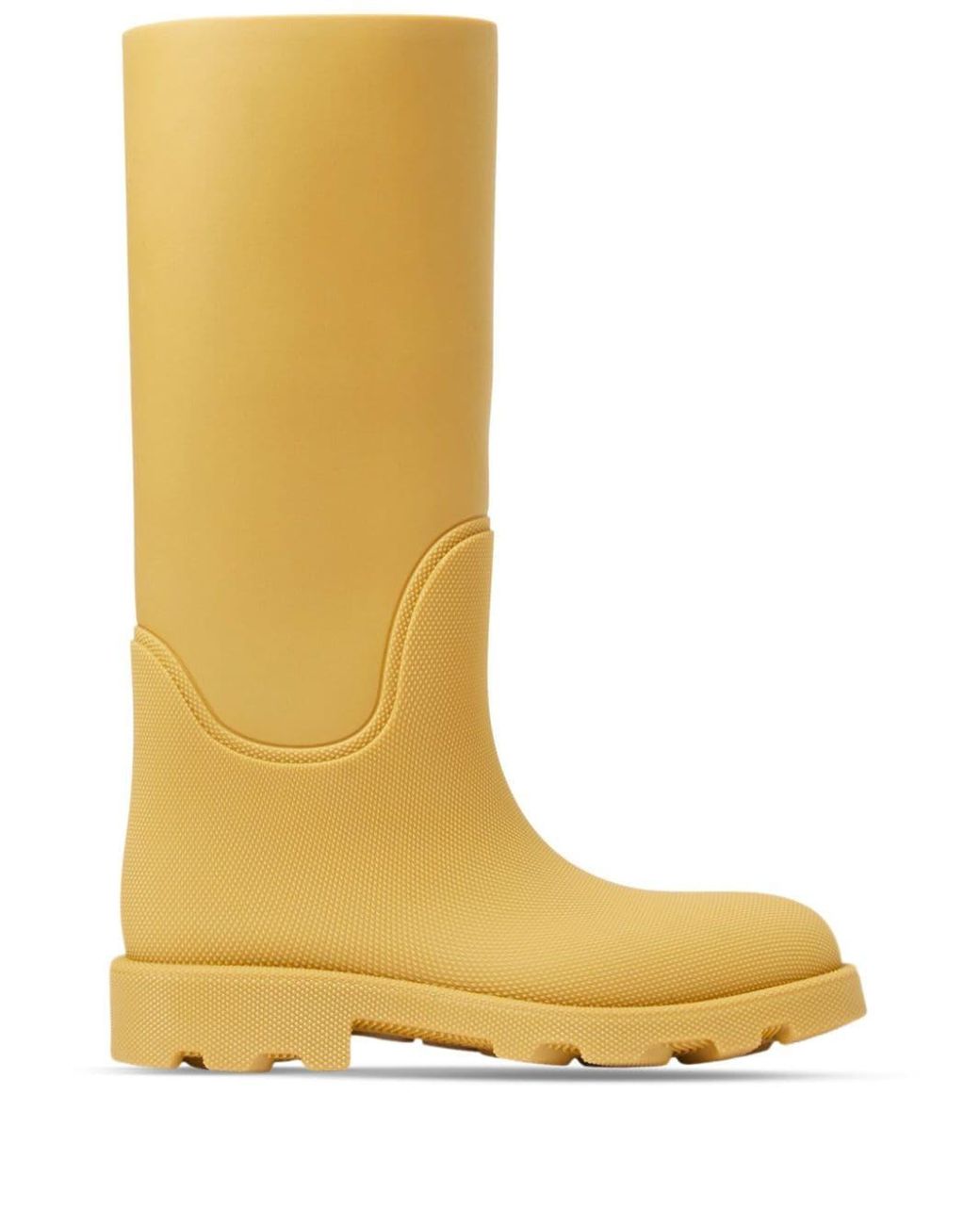 Stivali da pioggia Marsh Tall di Burberry in Giallo | Lyst