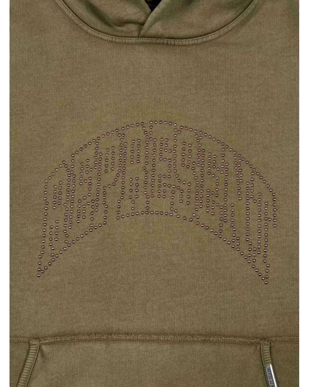 Represent Natural Embellished Hoodie for men