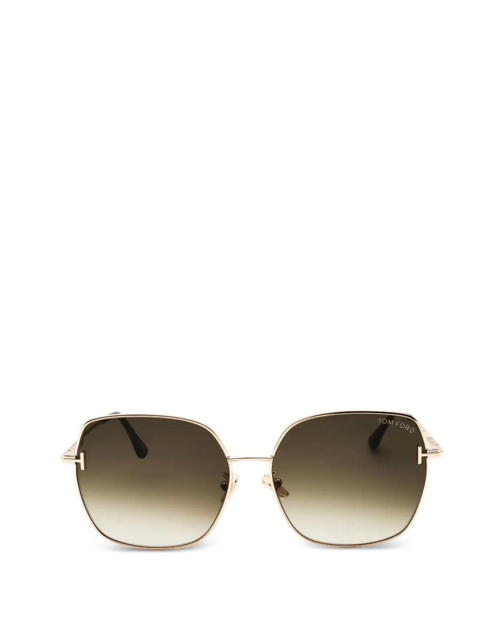 Tom Ford Metallic Square-Frame Sunglasses