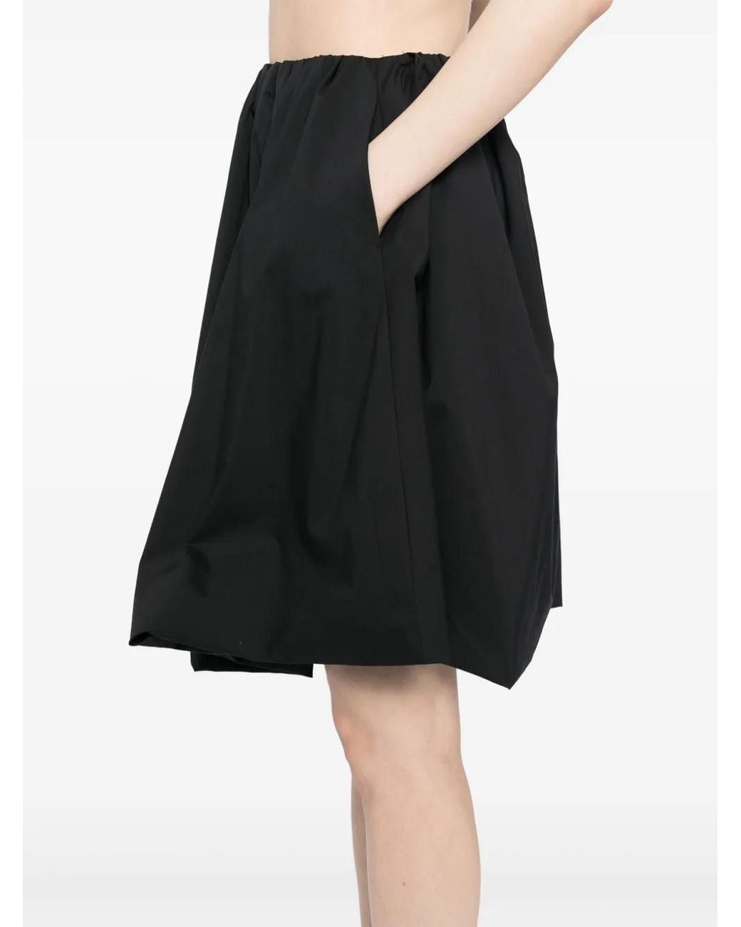 JNBY Black A-Line Skirt
