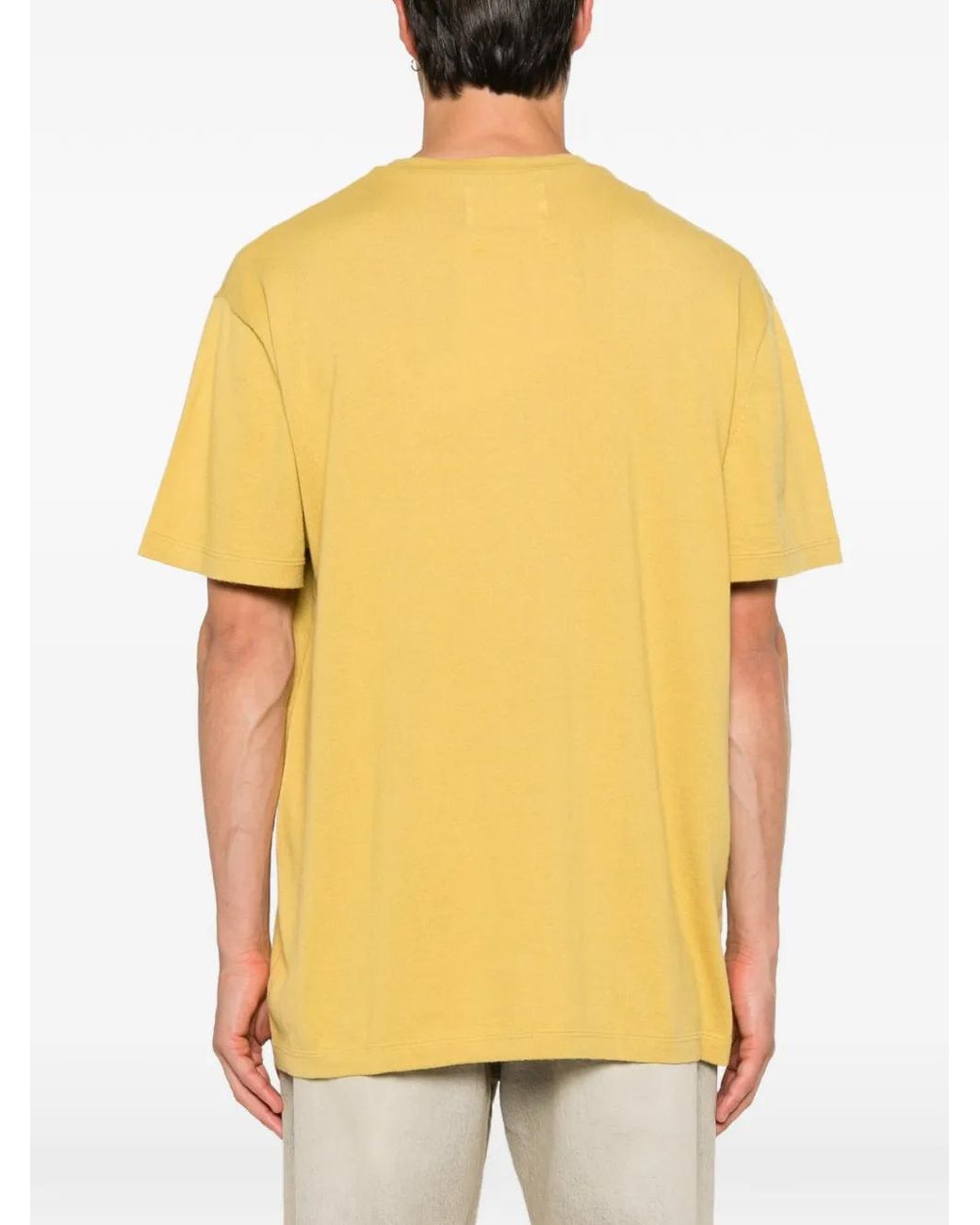 Extreme Cashmere Yellow Rik Crew Neck T-Shirt