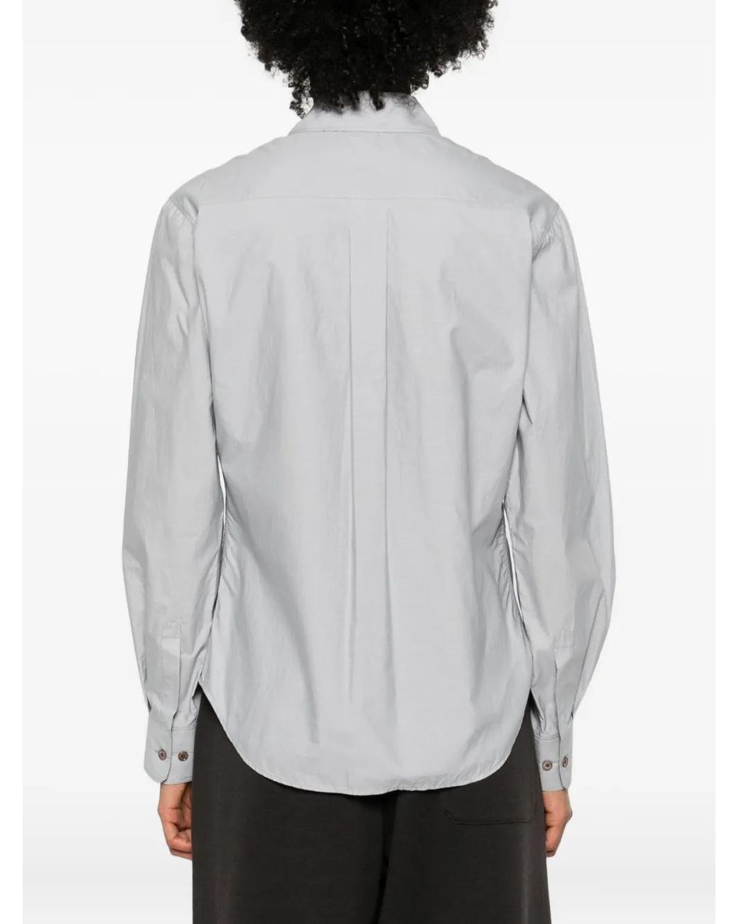 Lemaire Gray Button Closure Shirt