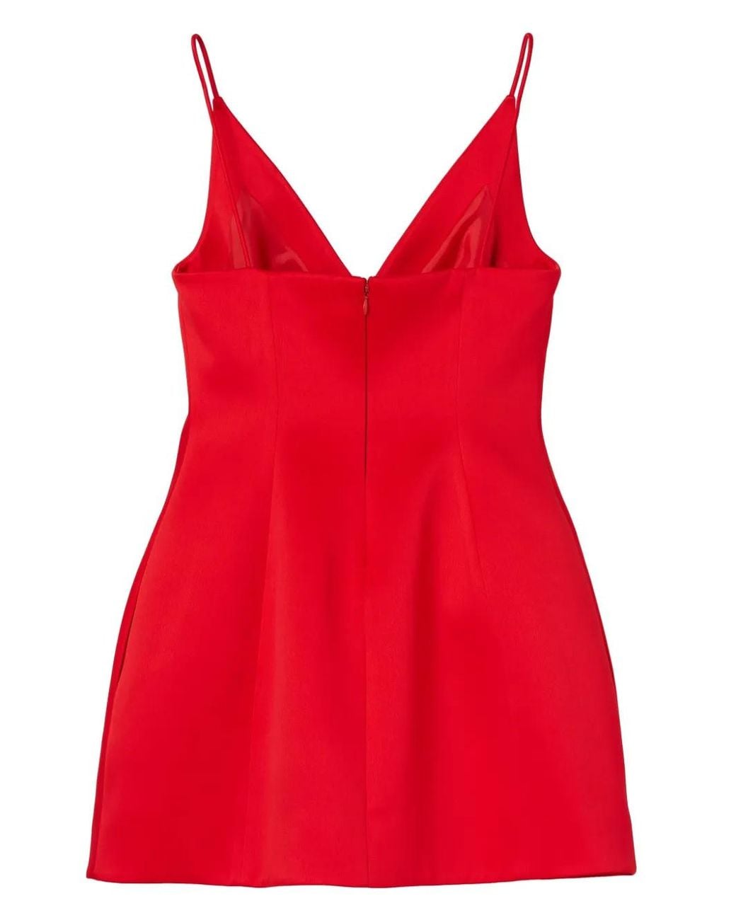 Marc Jacobs Red Bow Satin Mini Dress