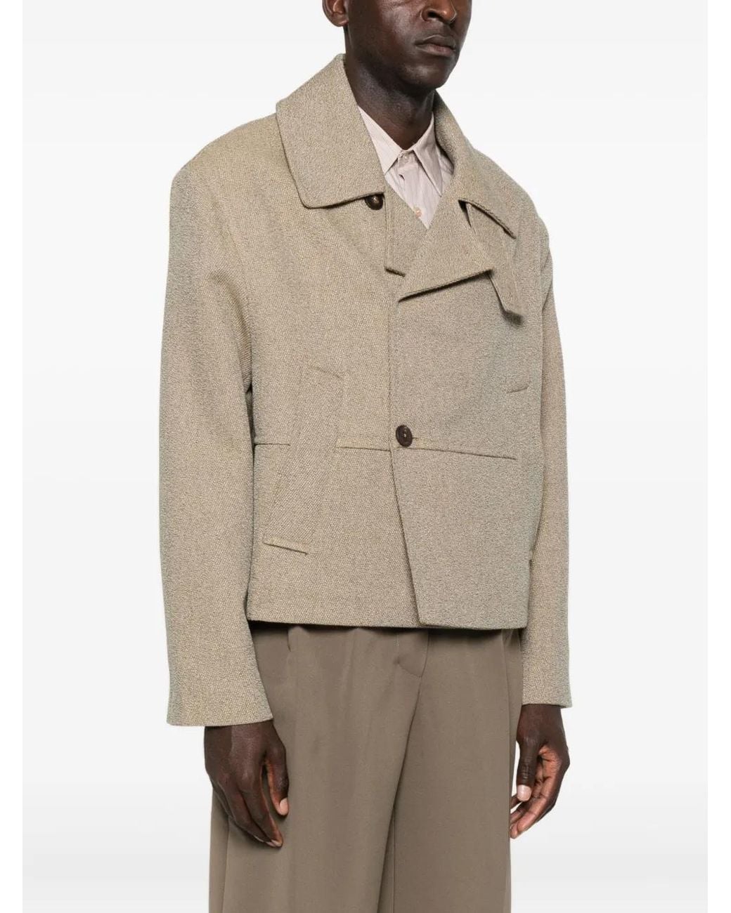 Jacquemus Natural Button-Fastening Jacket for men