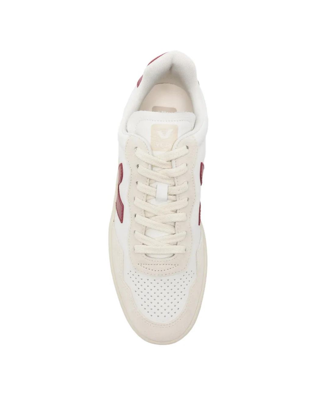 Veja Pink V-90 Leather Sneakers