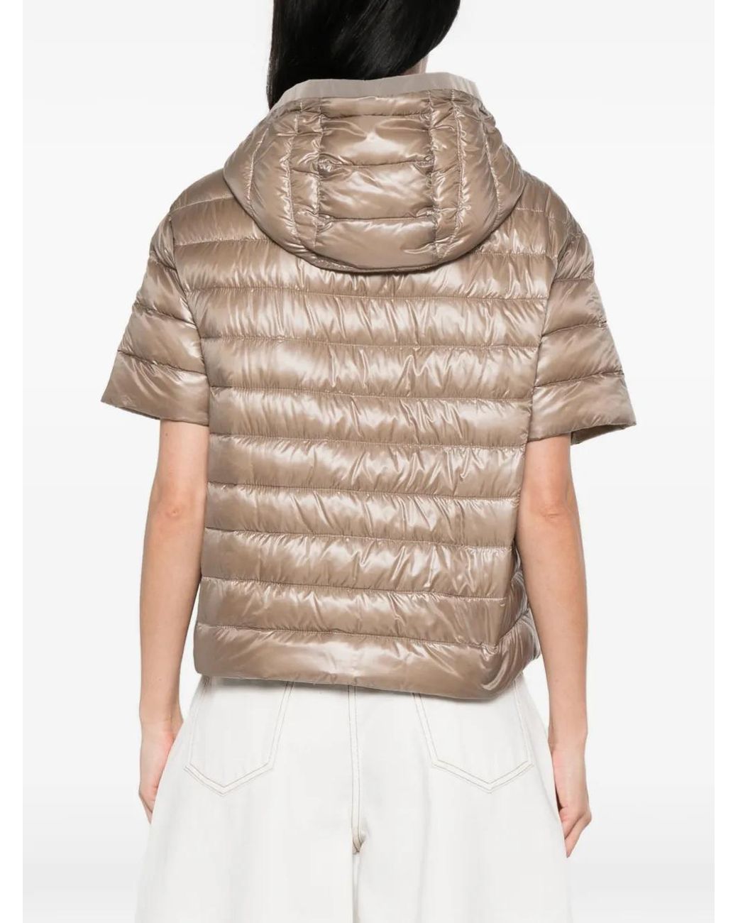 Herno Natural Veste À Manches Courtes