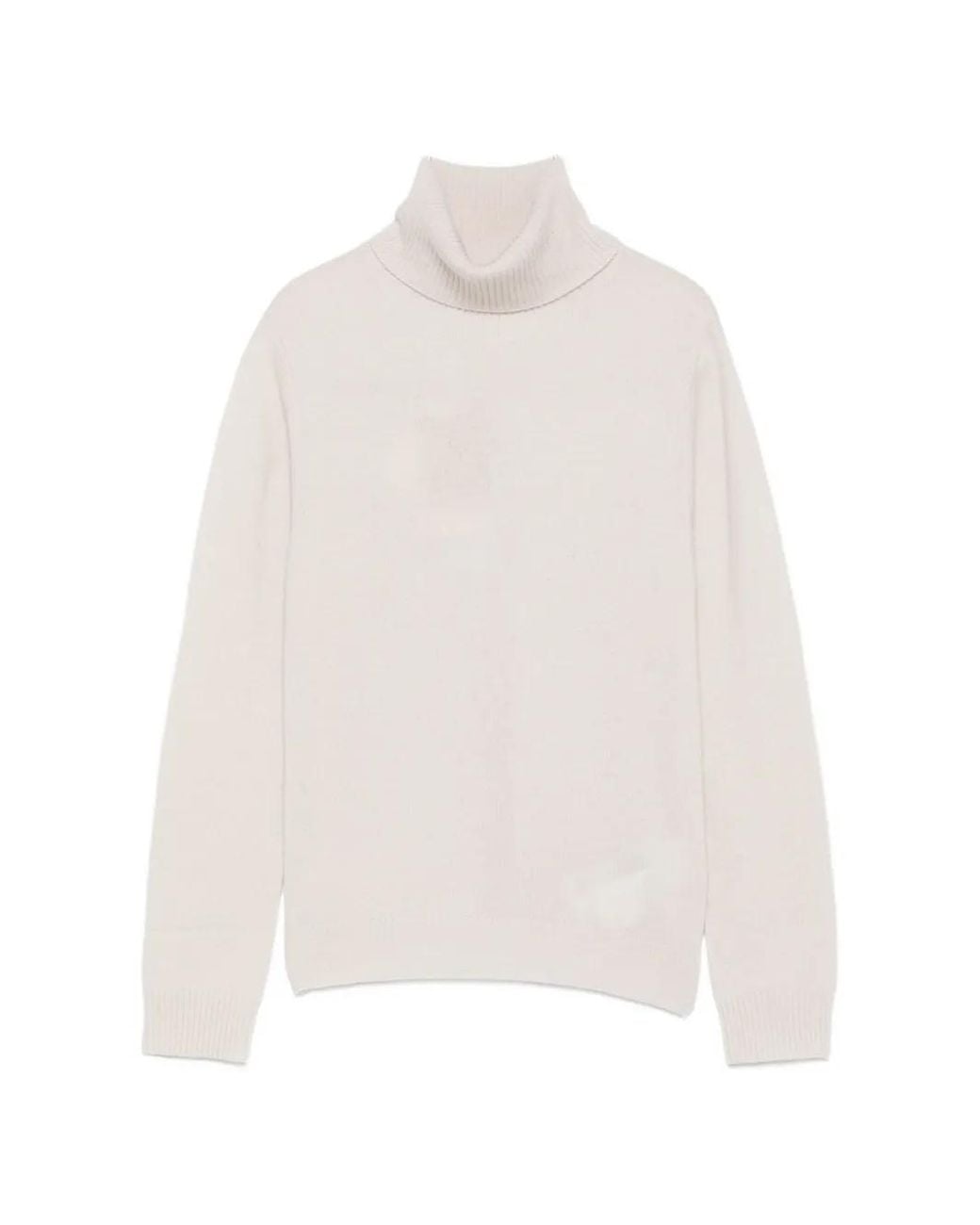 iBlues White Roll-Neck Knitted Sweater