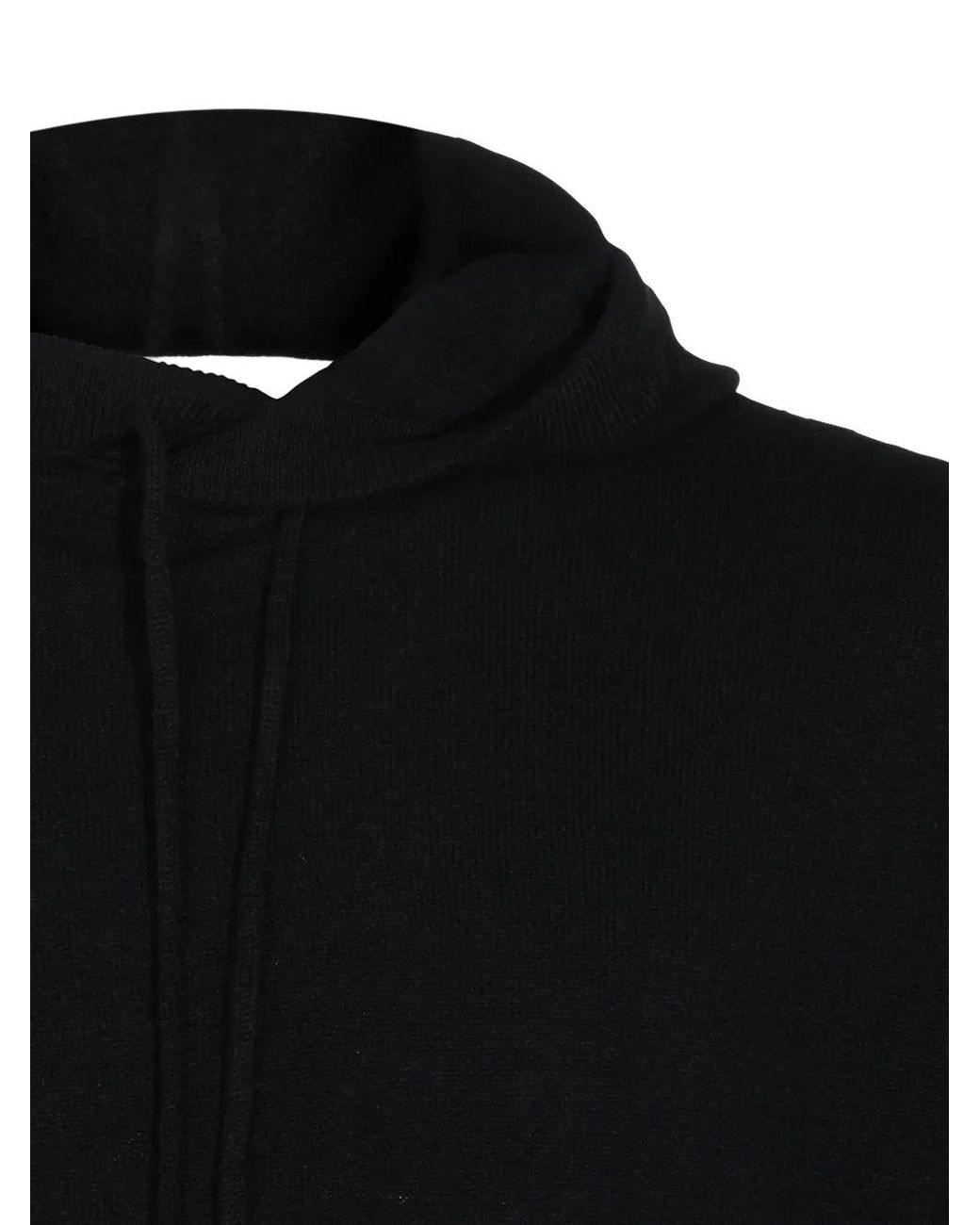 Lisa Yang Black Cashmere Hoodie for men