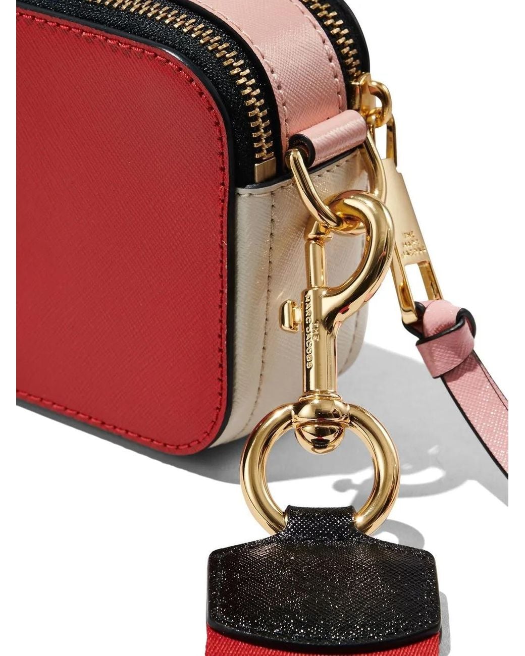 Marc Jacobs True Redsnapshot Leather Cross-body Bag