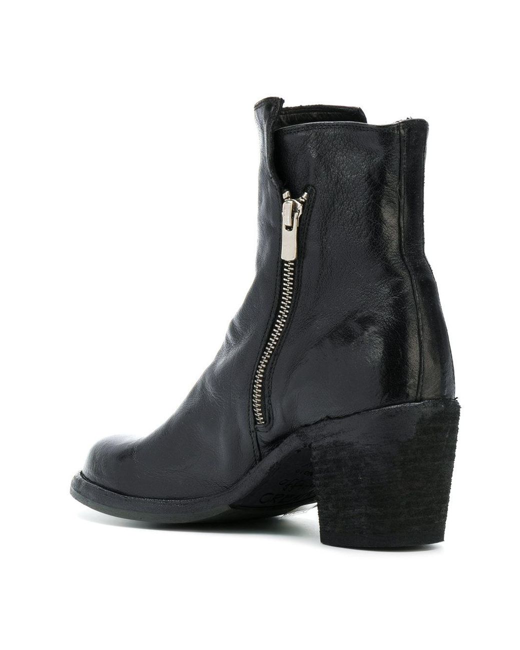 $449 Cod-e HANDCRAFTED IN ITALY Grey Leather Buckle Shoes