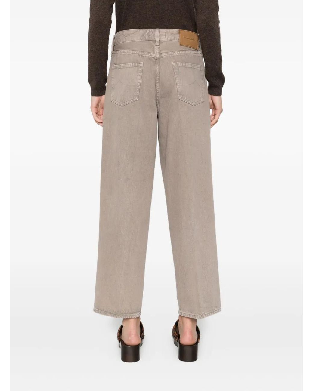 Jacob Cohen Gray Five-Pocket Trousers