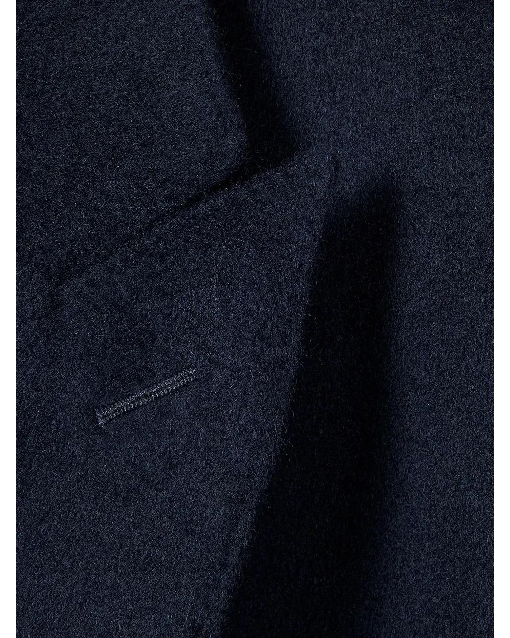 Gucci Blue Double-Breasted Coat for men