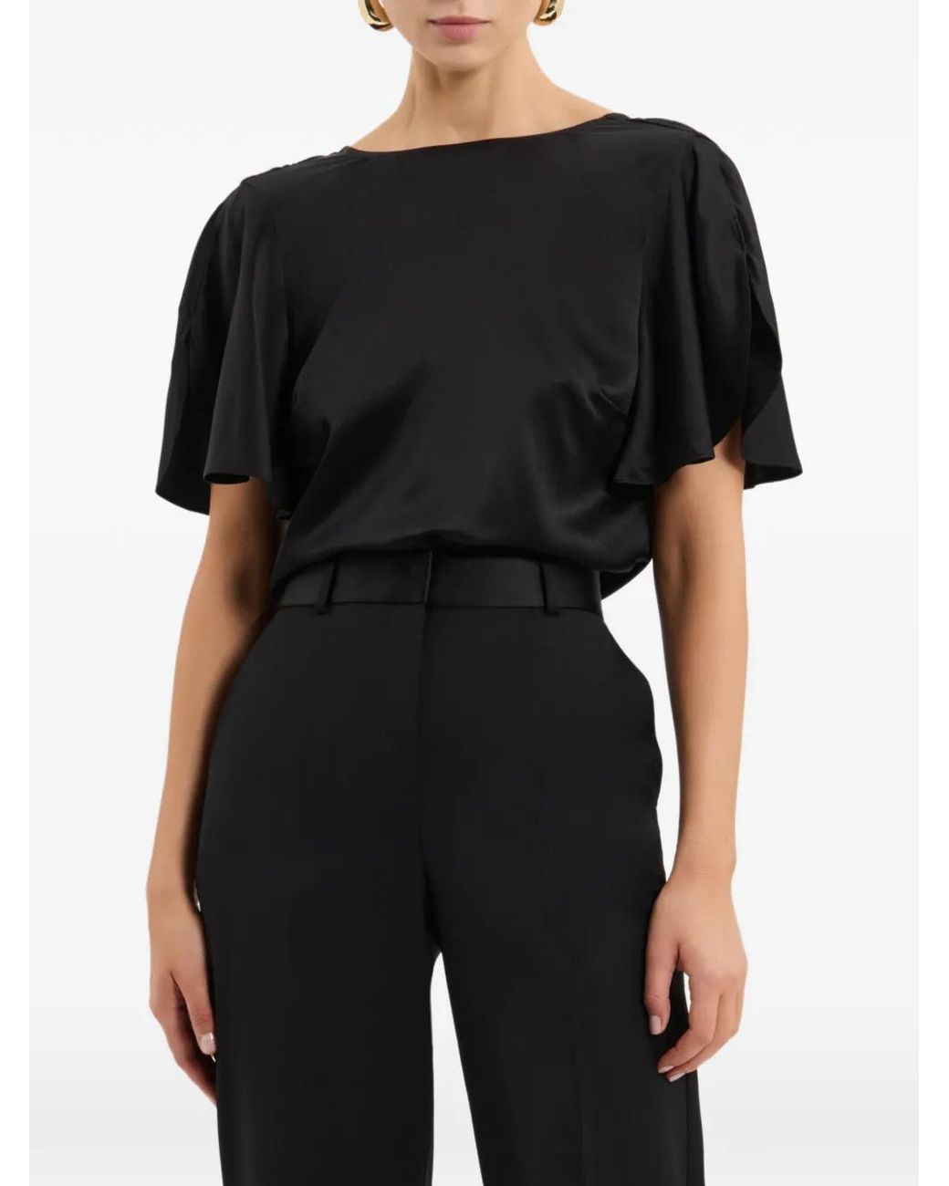 Rebecca Vallance Black Alina Top
